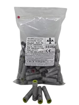 Knallpatroner ABA "Gold" - 100-pack